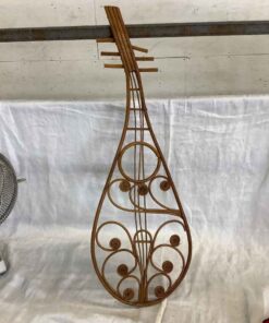 Lyre Style Carpet Beater 24”h