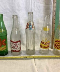 Vintage Glass Pop Bottles (5)