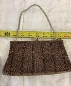 Beaded Evening bag - Gold colour
