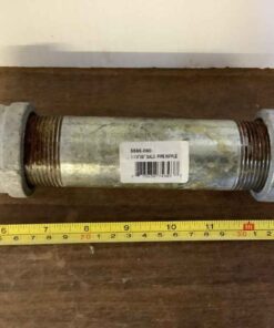 1.25” x 6” Galvanized Pipe Nipple