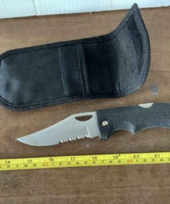 Folding Camp Knife with Sheath