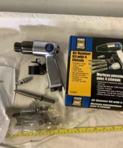 Power Fist Air Hammer Kit with 4 Chisels
