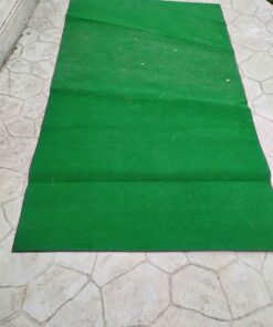 Heavy duty green carpet