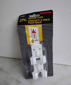 Package of two broom clips
