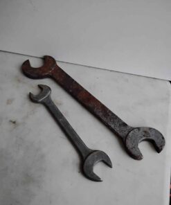 Qty 2 double open end vintage wrenches