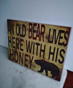 Old bear sign