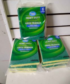 3 packs of HD cleaning scrubs