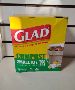 Glad compost 10 litre small box of 100