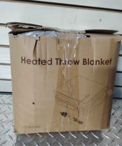 Heated throw blanket
