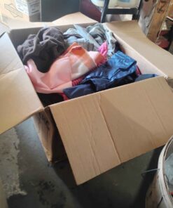 Large box lot bedding, clothes et cetera et cetera, ninety nine percent new