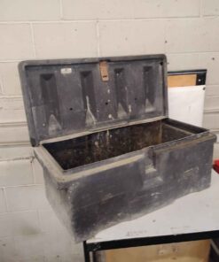 Heavy duty plastic toolbox