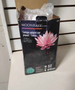 Moonrays large solar powered flower