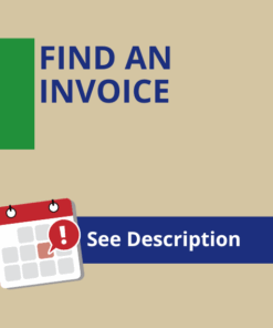 Find an invoice