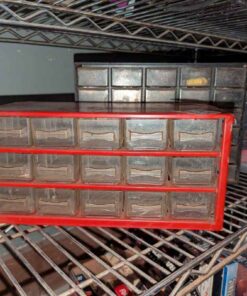 Hardware organizers and contents