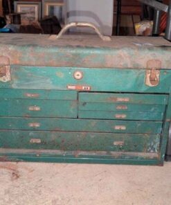 Portable Steel Tool chest and contents