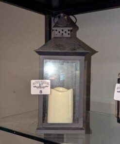 Lantern with flameless candle
