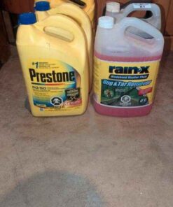 Windshield washer fluid and antifreeze coolant