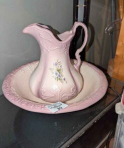 Iron Stone wash basin and pitcher
