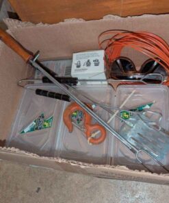 BBQ utensils, storage boxes, tow hook, etc