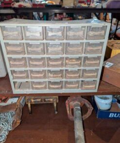 hardware organizer and contents