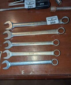 Snap on combination wrenches
