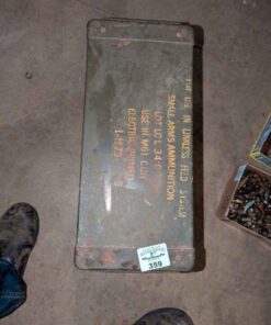 Steel ammunition box