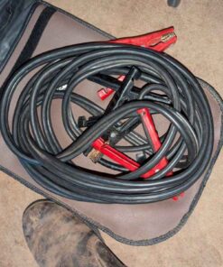 Booster cables and bag
