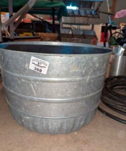 Galvanized steel tub