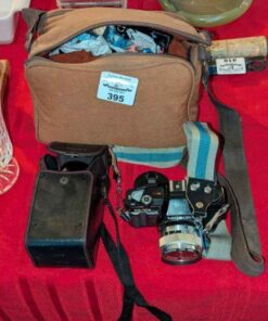 Minolta X-7A Camera, Lens & camera bag, etc
