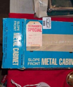 Slope front Metal cabinet