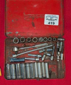 Snap on and assorted sockets, wrenches