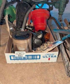 Sparks plugs, transmission fluid, funnels, etc
