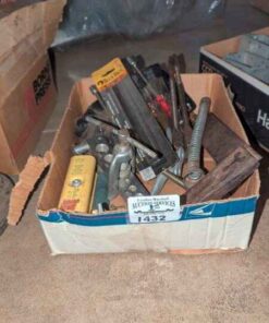 Flaring tool, coping saw table, spade bits, square, etc