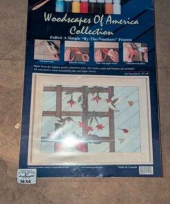 Woodscape Paint by number kit