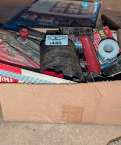 File, Battery charger cable, mallet, rasp, etc