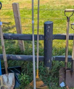 Garden and metal lawn rakes