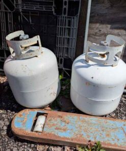 Pair of propane tanks