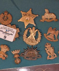 Cap badges, etc