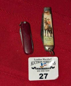 RCMP & unmarked pocket knives