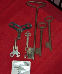 Clock and skeleton keys