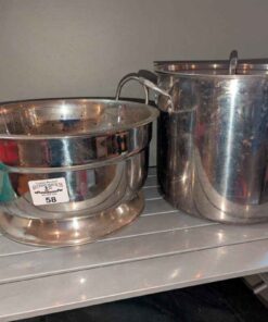 Large strainer, stock pot