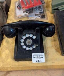 Black rotary Dial Telephone