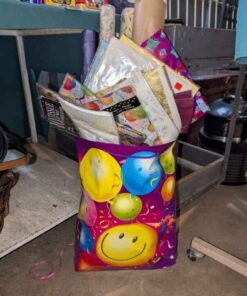 Gift bags, wrap, tissue paper, etc