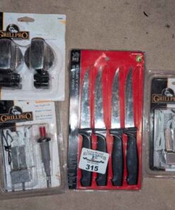 Grill pro Knobs & ignitors, steak knives