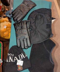 Toque, gloves, etc