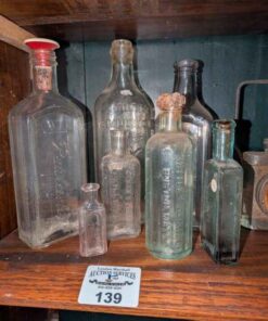 Assorted vintage Medicine bottles