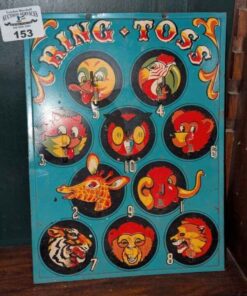 Vintage Tin Ring toss game