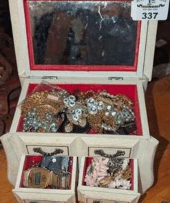 Costume jewelry and box