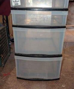 Plastic storage organizer