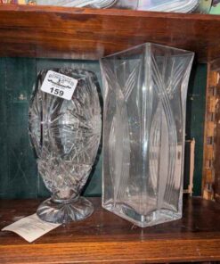 Heavy Crystal/glass vases